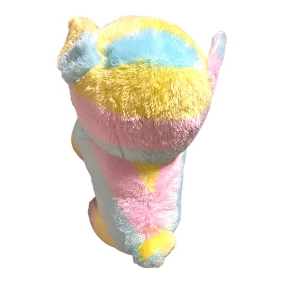 13 inch Amuse Mameshiba San Kyodai Rainbow Shiba Inu Bulldog Plush (Preowned) - Picture 8 of 8